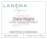 Date Night  |  All Natural Soy Wax Candle